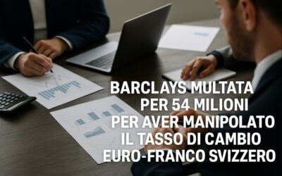 📰 MULTA MILIONARIA A BARCLAYS: MANIPOLAVA I TASSI DI CAMBIO